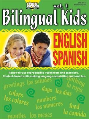 cover image of Bilingual Kids: English-Spanish, Volume 1